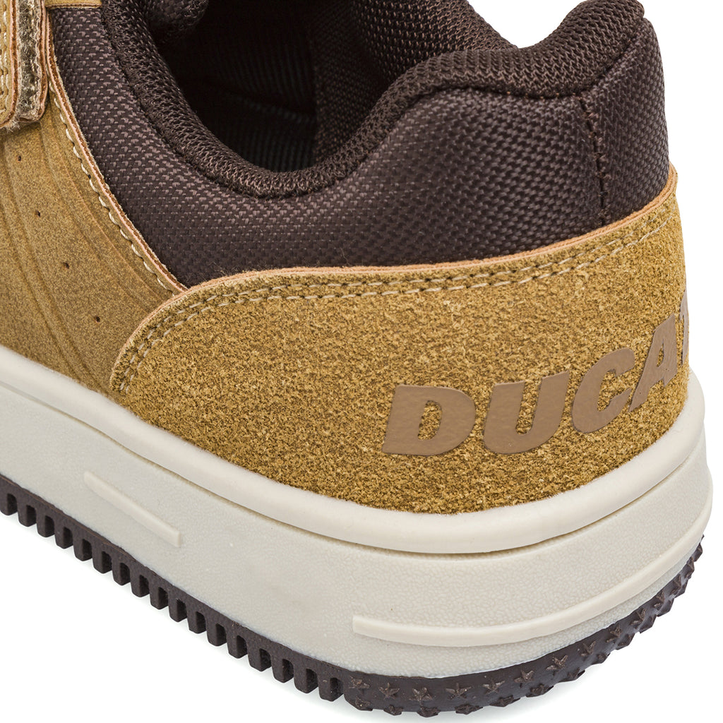 Sneakers ocra con chiusura a strappo da Bambino Ducati