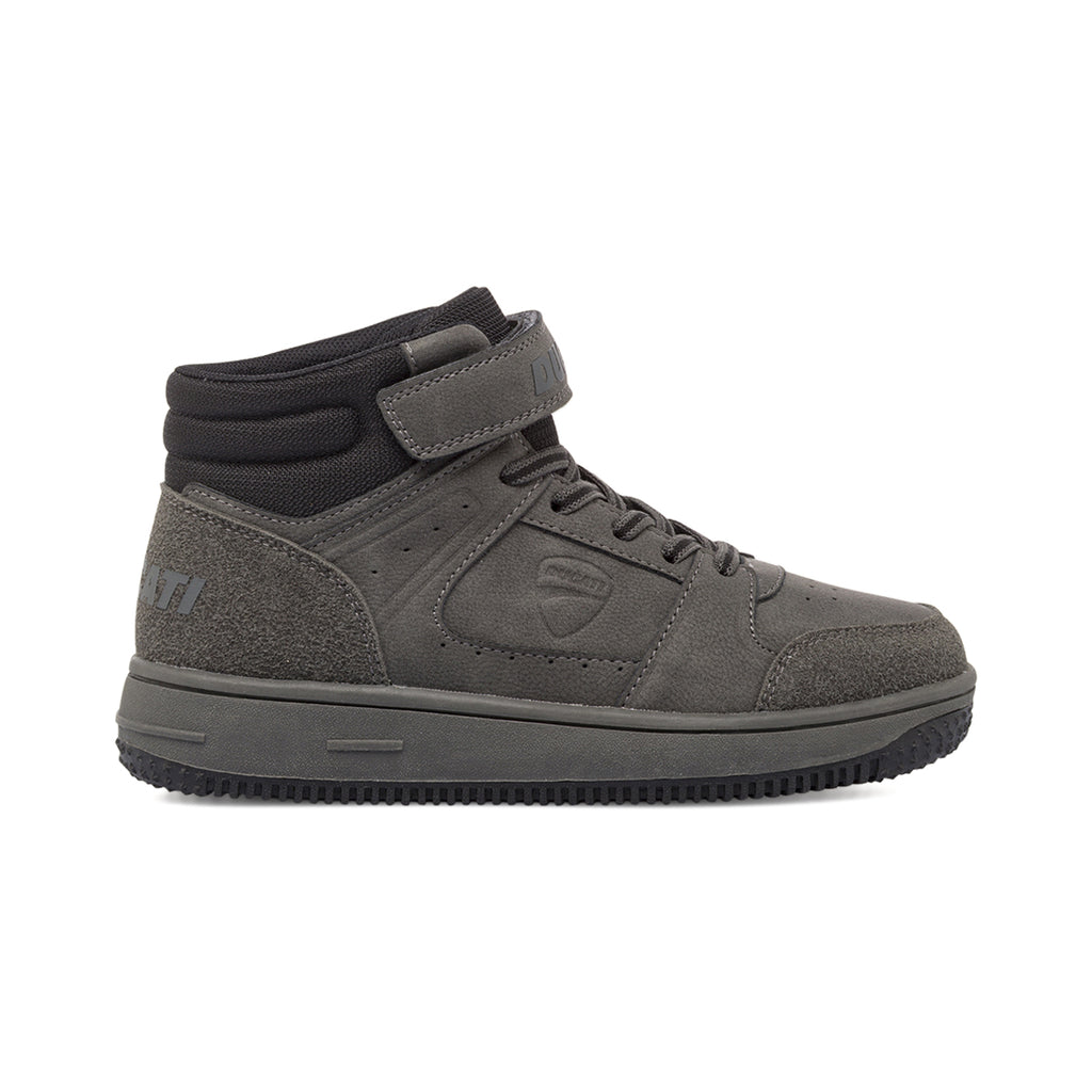 Sneakers alte grigie con chiusura a strappo da Bambino Ducati