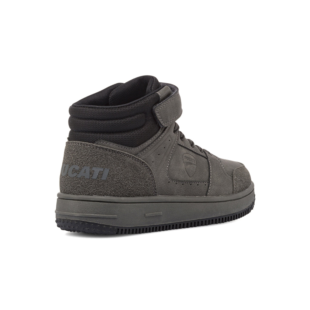 Sneakers alte grigie con chiusura a strappo da Bambino Ducati