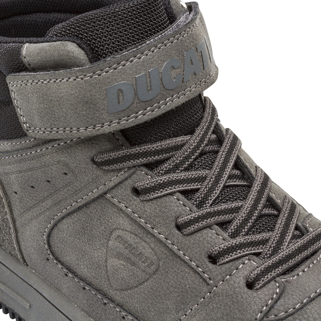 Sneakers alte grigie con chiusura a strappo da Bambino Ducati