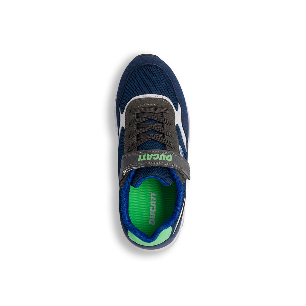 Sneakers blu da Ragazzo in tessuto mesh Ducati