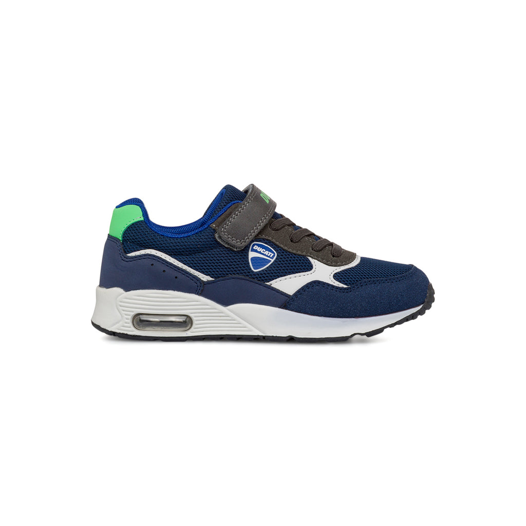 Sneakers blu da Ragazzo in tessuto mesh Ducati