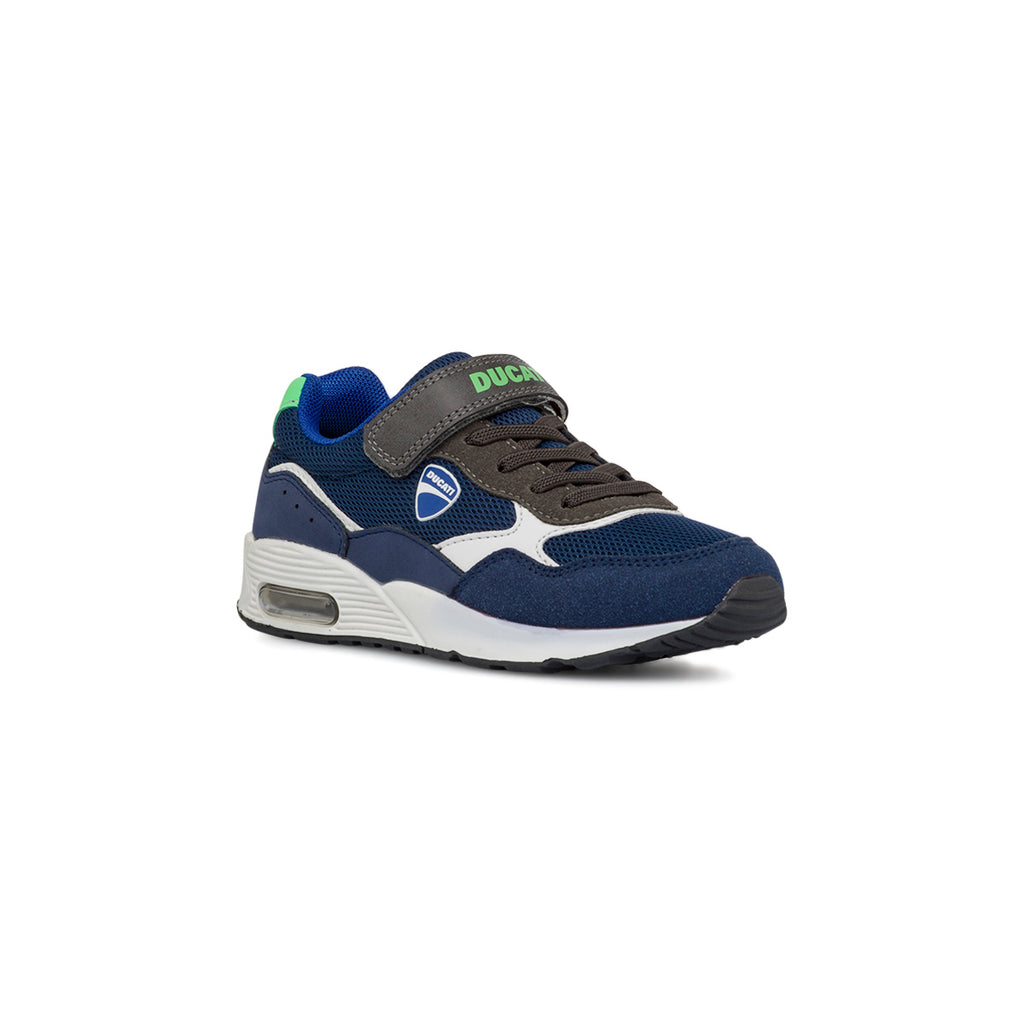 Sneakers blu da Ragazzo in tessuto mesh Ducati