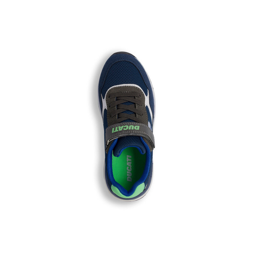 Sneakers blu da Ragazzo in tessuto mesh Ducati
