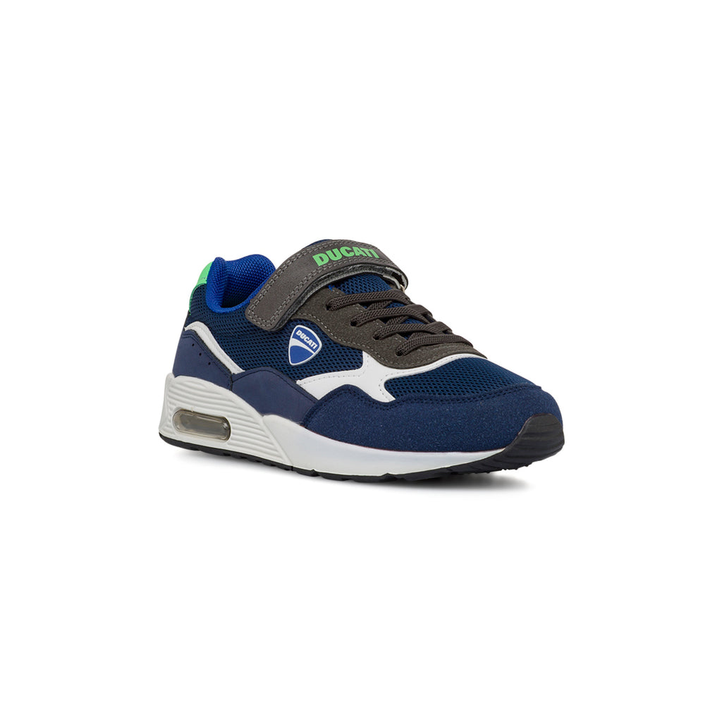 Sneakers blu da Ragazzo in tessuto mesh Ducati