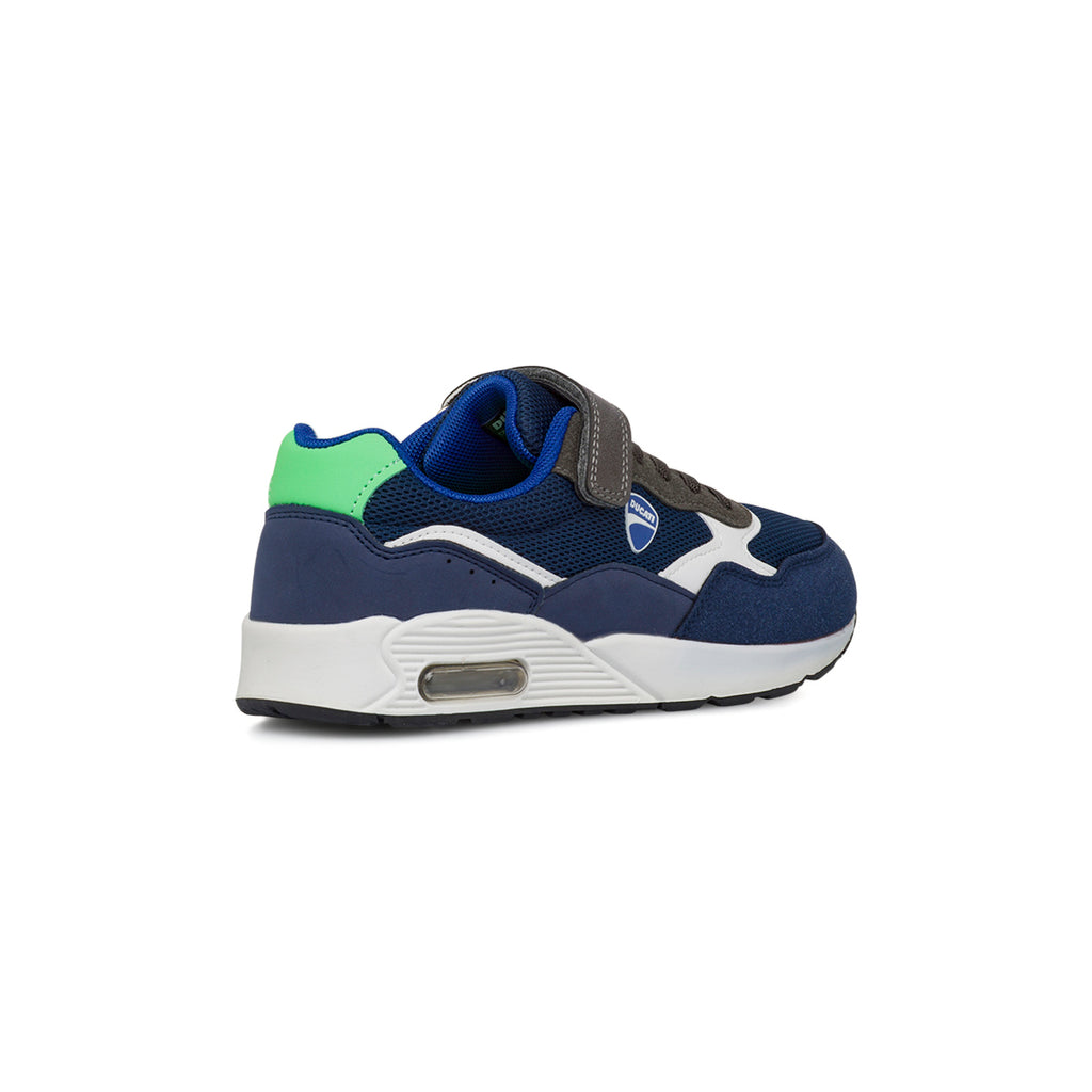 Sneakers blu da Ragazzo in tessuto mesh Ducati