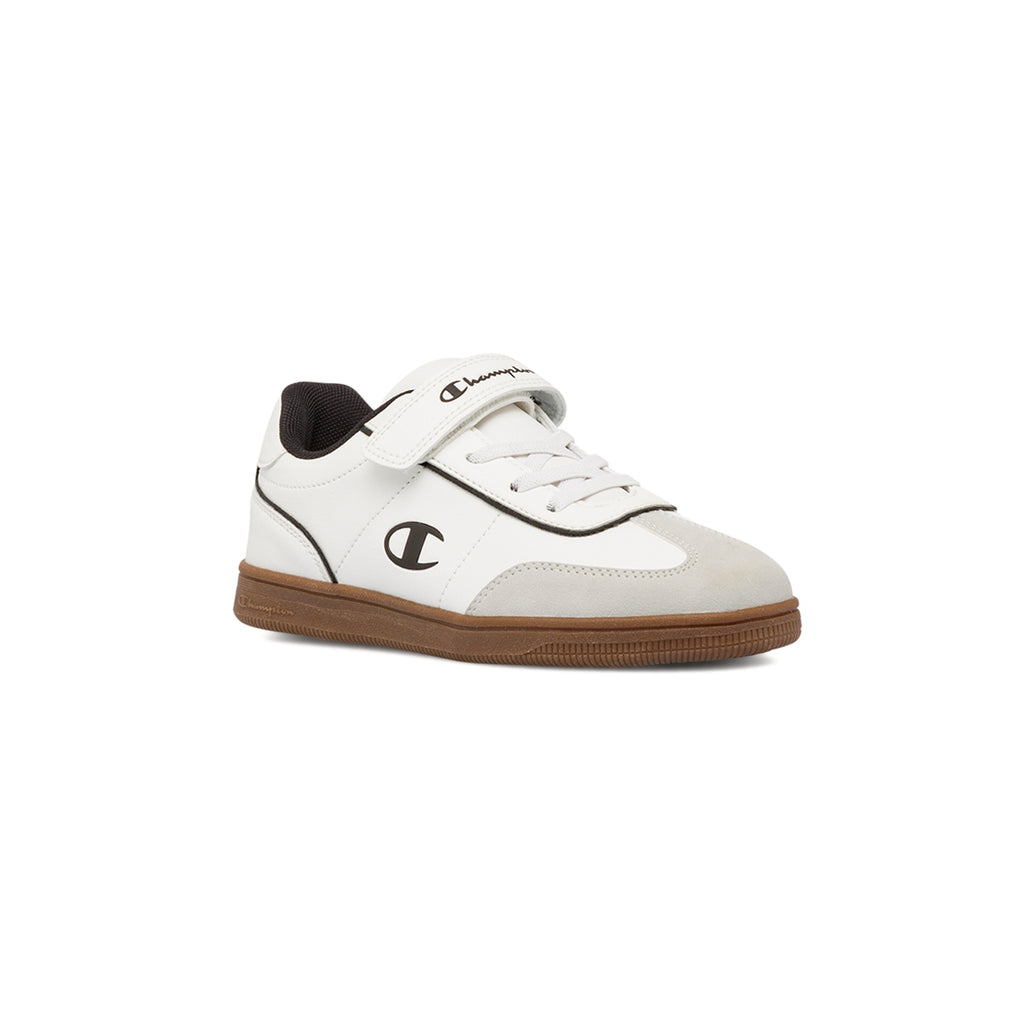 Sneakers da ragazzo bianche con dettagli neri Champion Prestige