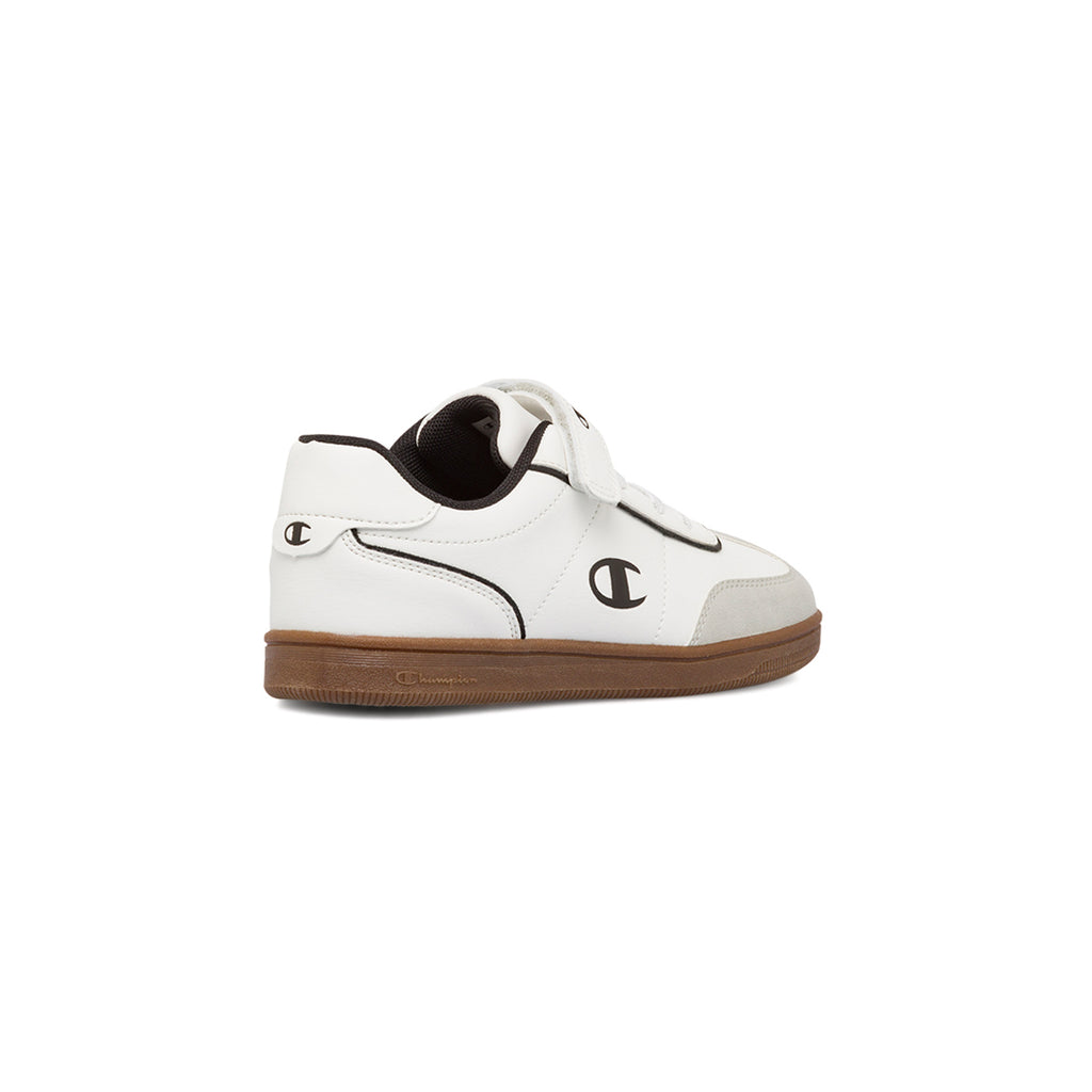 Sneakers da ragazzo bianche con dettagli neri Champion Prestige