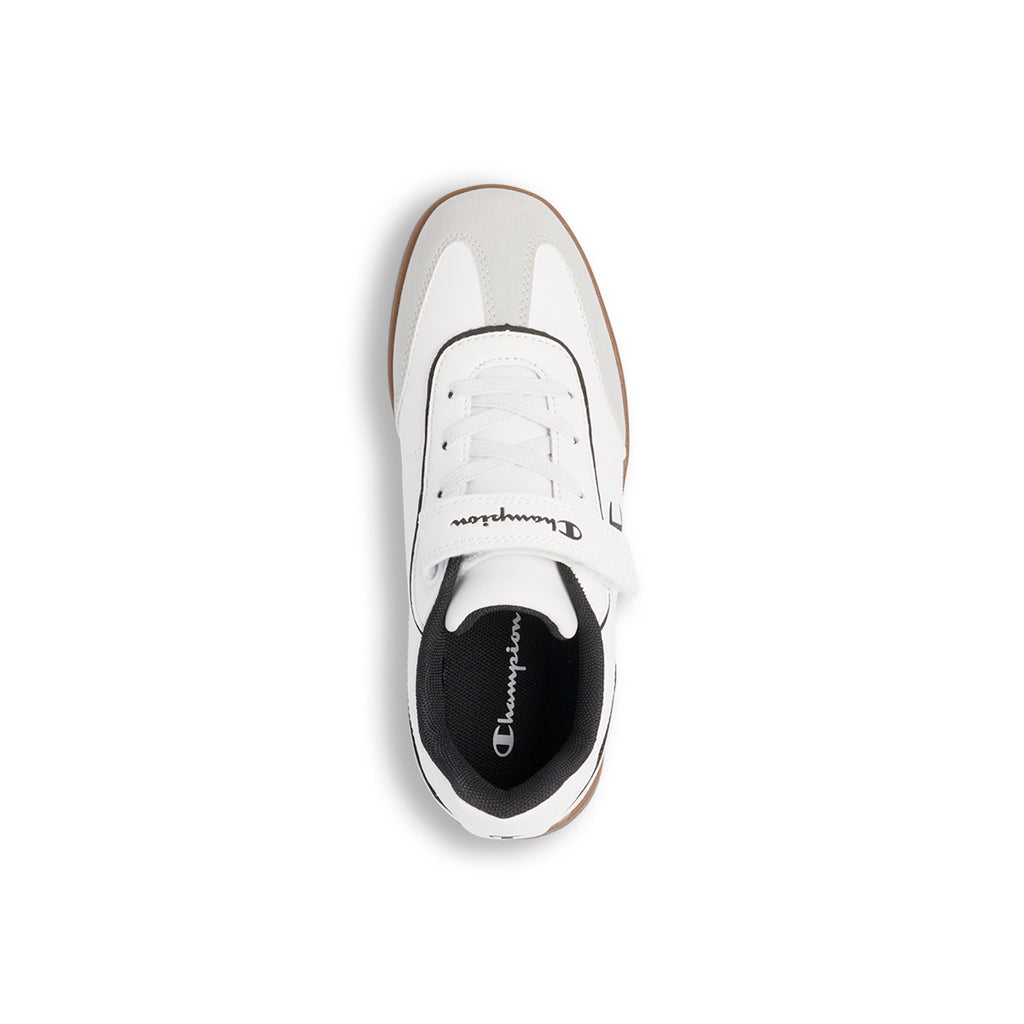 Sneakers da ragazzo bianche con dettagli neri Champion Prestige