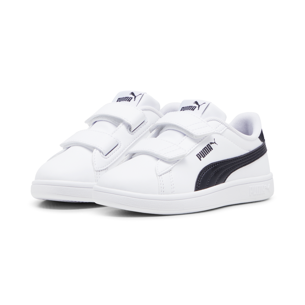 Sneakers bambino bianche con dettagli neri Puma Smash 3.0
