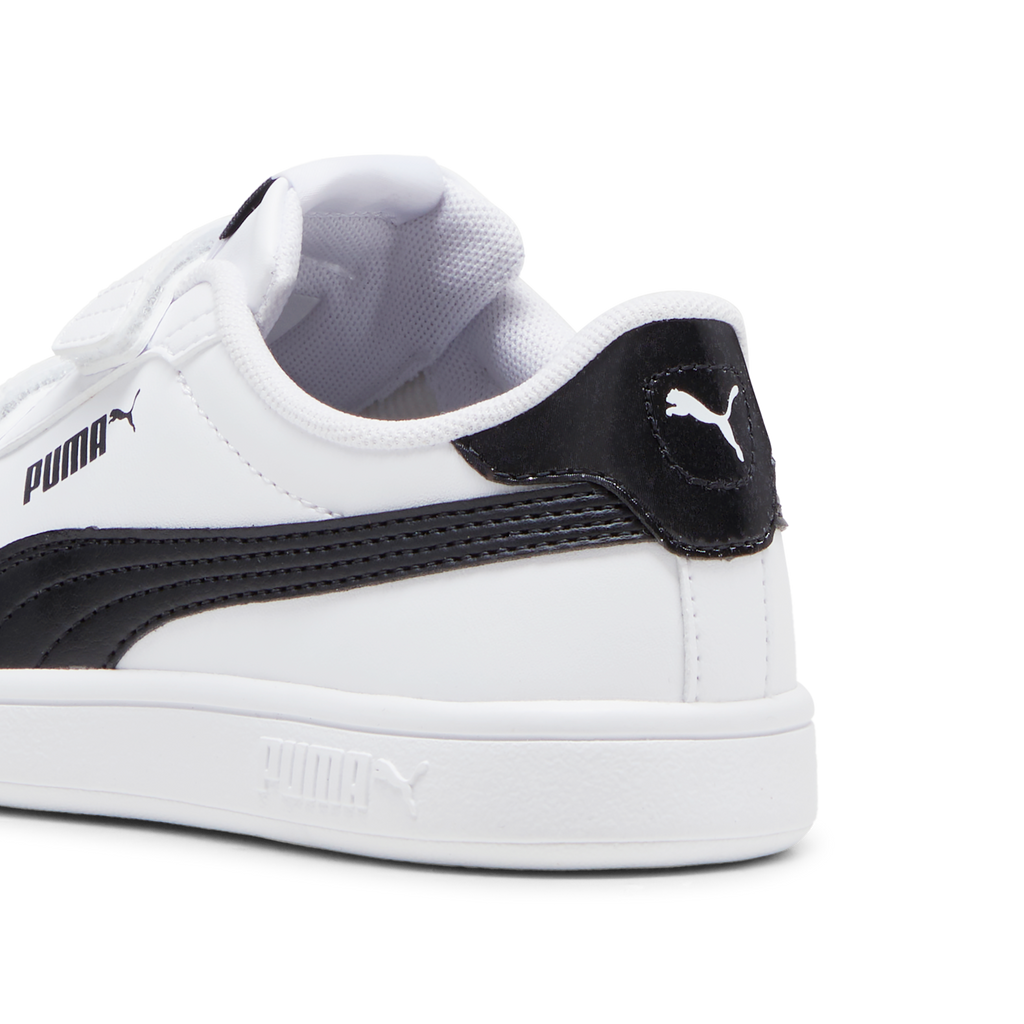 Sneakers bambino bianche con dettagli neri Puma Smash 3.0