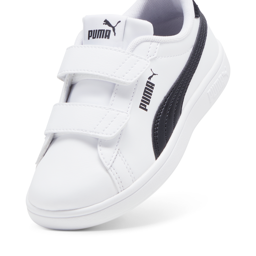 Sneakers bambino bianche con dettagli neri Puma Smash 3.0