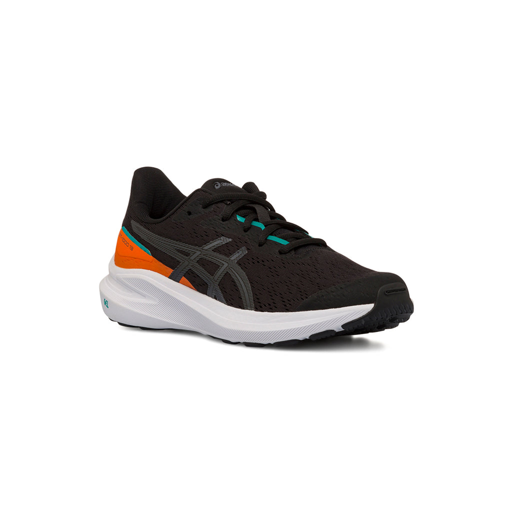 Scarpe da ginnastica nere da Ragazzo con logo e dettaglio Arancione Asics