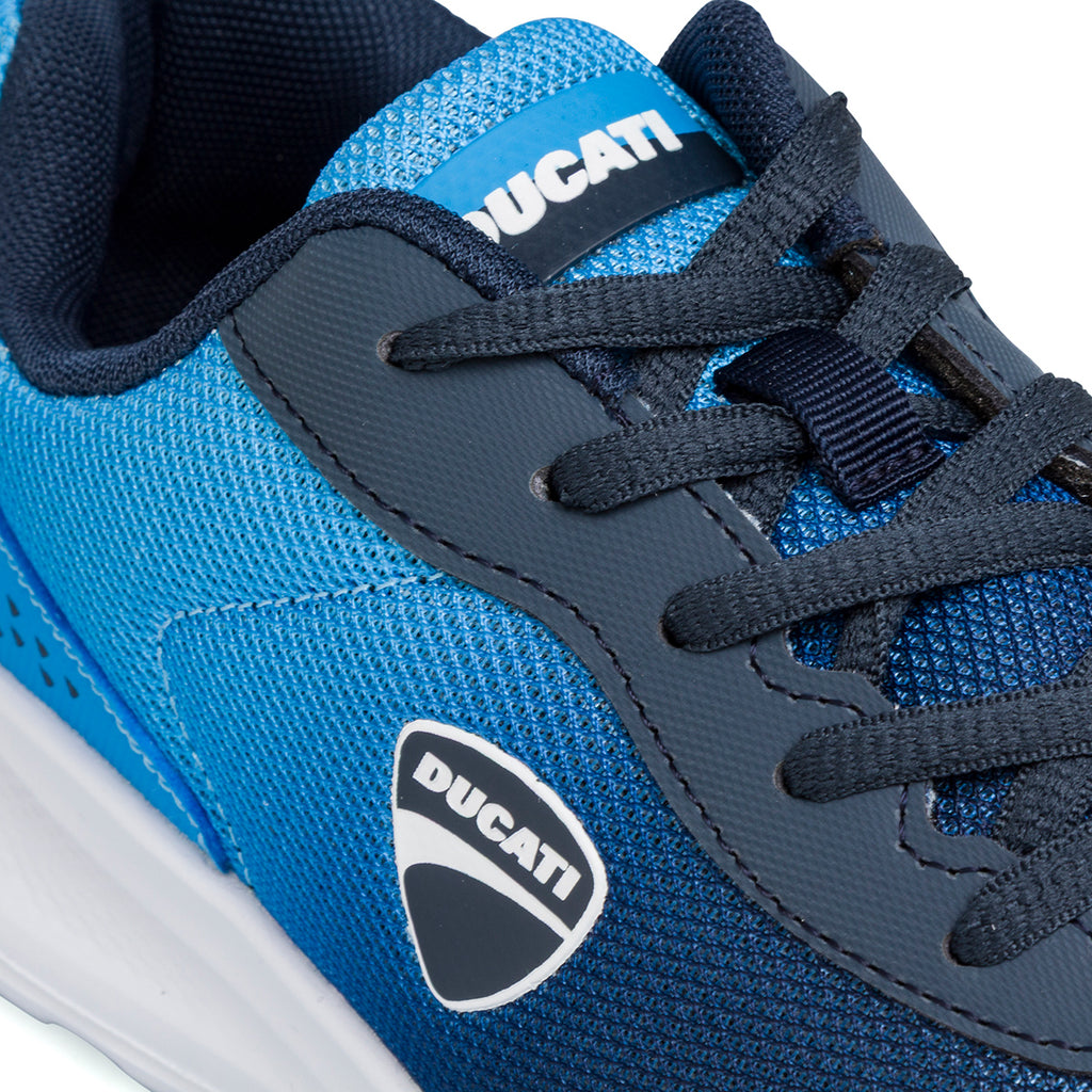 Sneakers blu e azzurre da Ragazzo con logo Ducati