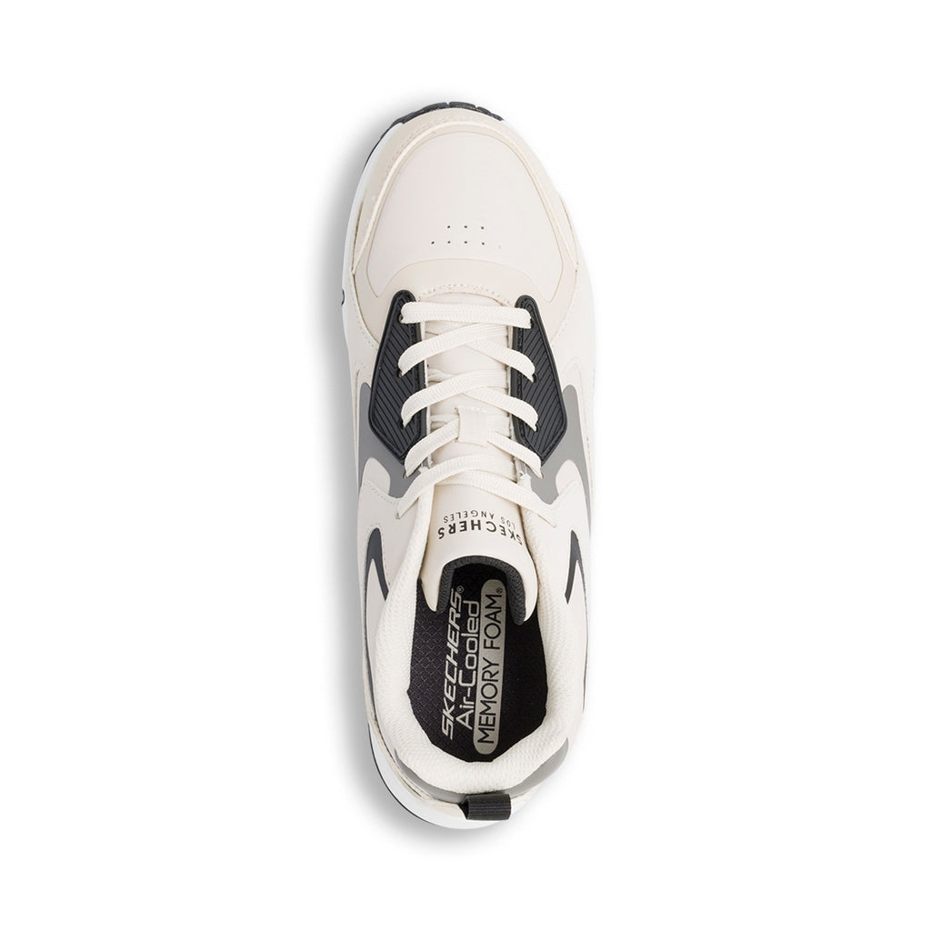 Sneakers beige da ragazzo con suola ad aria Skechers Uno Gen1