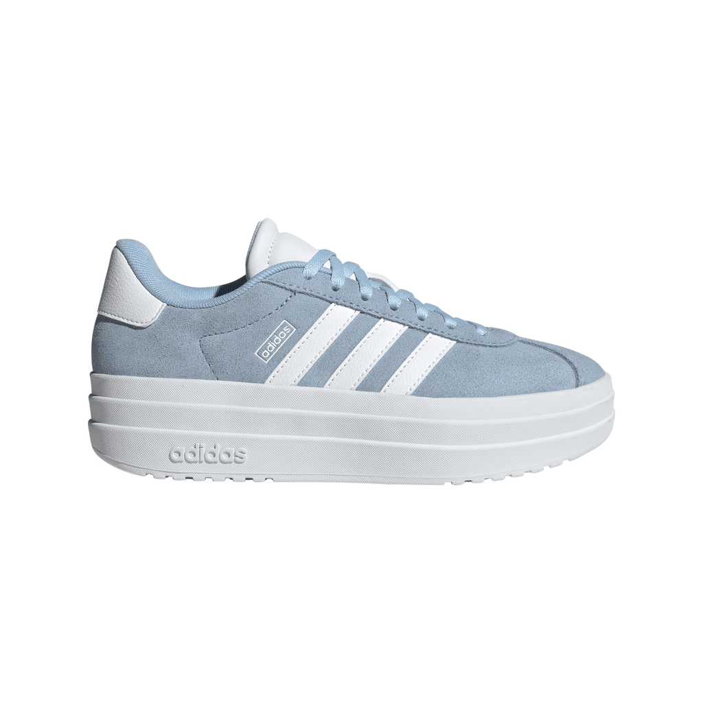 Sneakers con suola platform azzurre da Ragazza VL COURT BOLD adidas