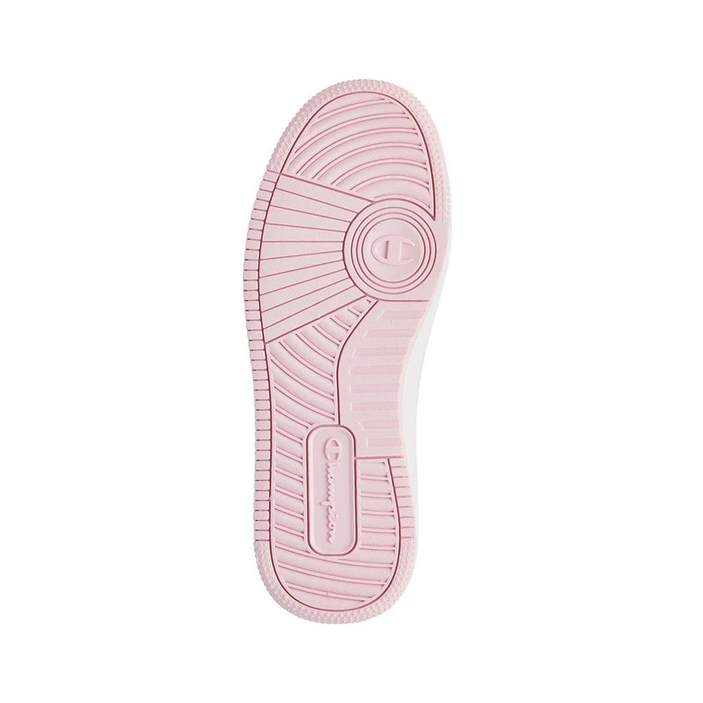 Sneakers bianche da ragazza con logo glitterato Champion Rebound Low G GS