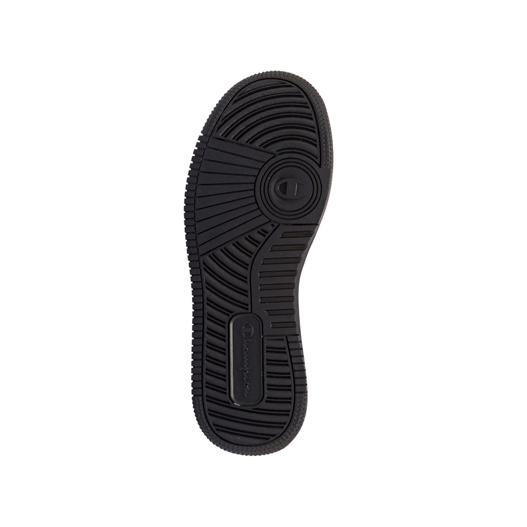 Sneakers bianche e nere da ragazzo con logo Champion RD18 2.0 low