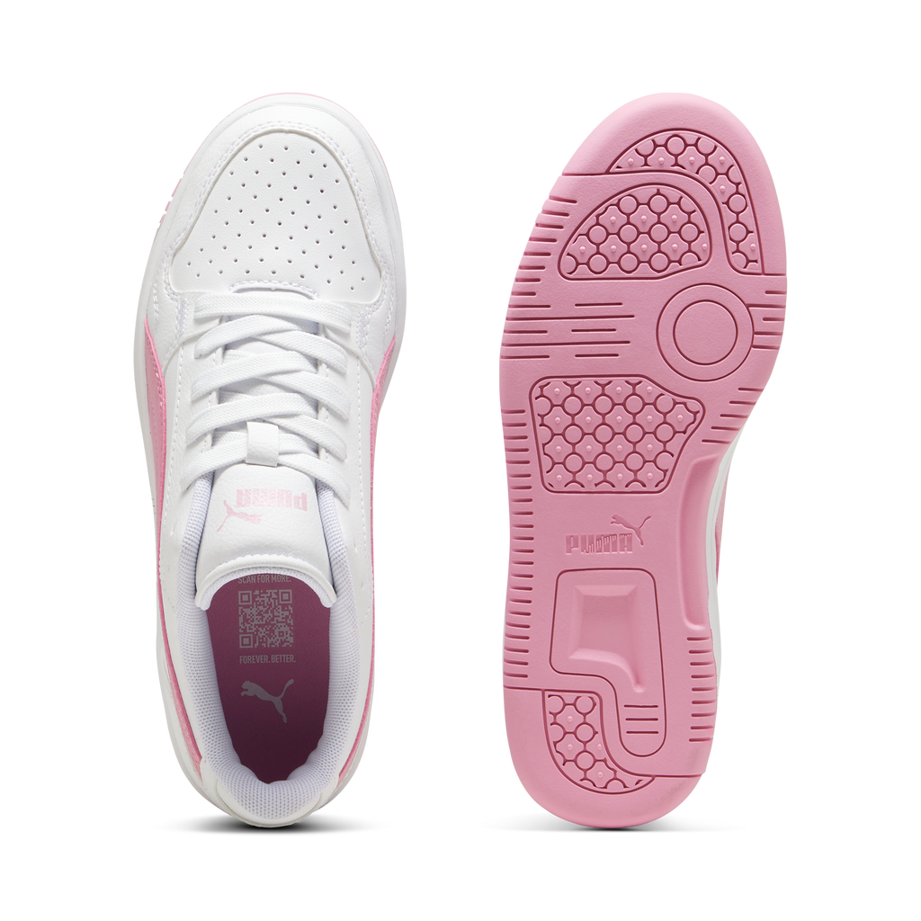 Sneakers da ragazza bianche con insertirosa Puma Reb-L