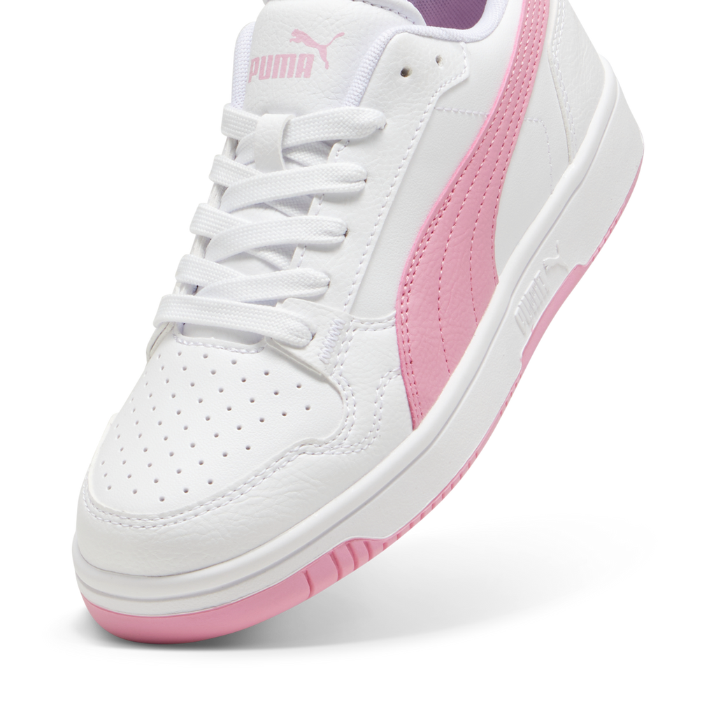 Sneakers da ragazza bianche con insertirosa Puma Reb-L