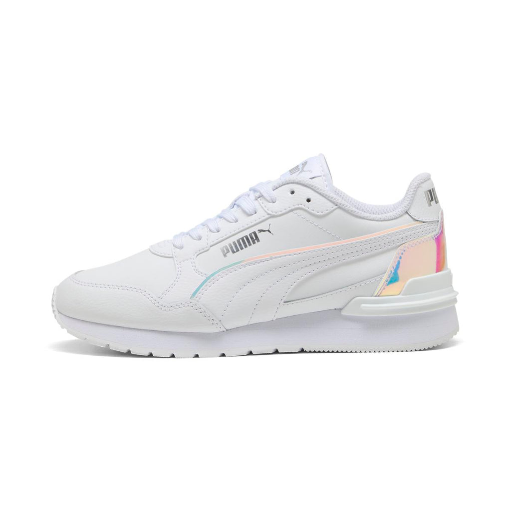 Sneakers bianche da Donna con inserto iridescente Puma ST Runner v4 Holo Jr