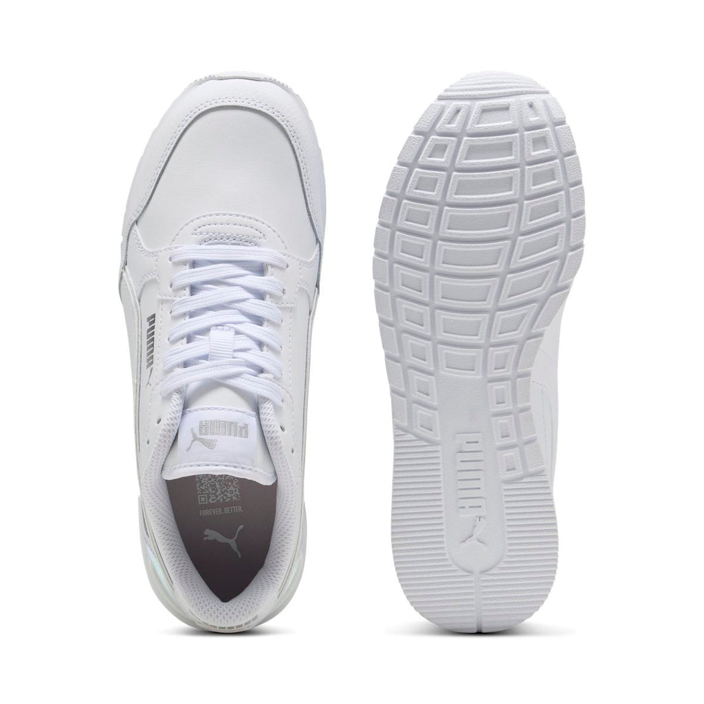 Sneakers bianche da Donna con inserto iridescente Puma ST Runner v4 Holo Jr