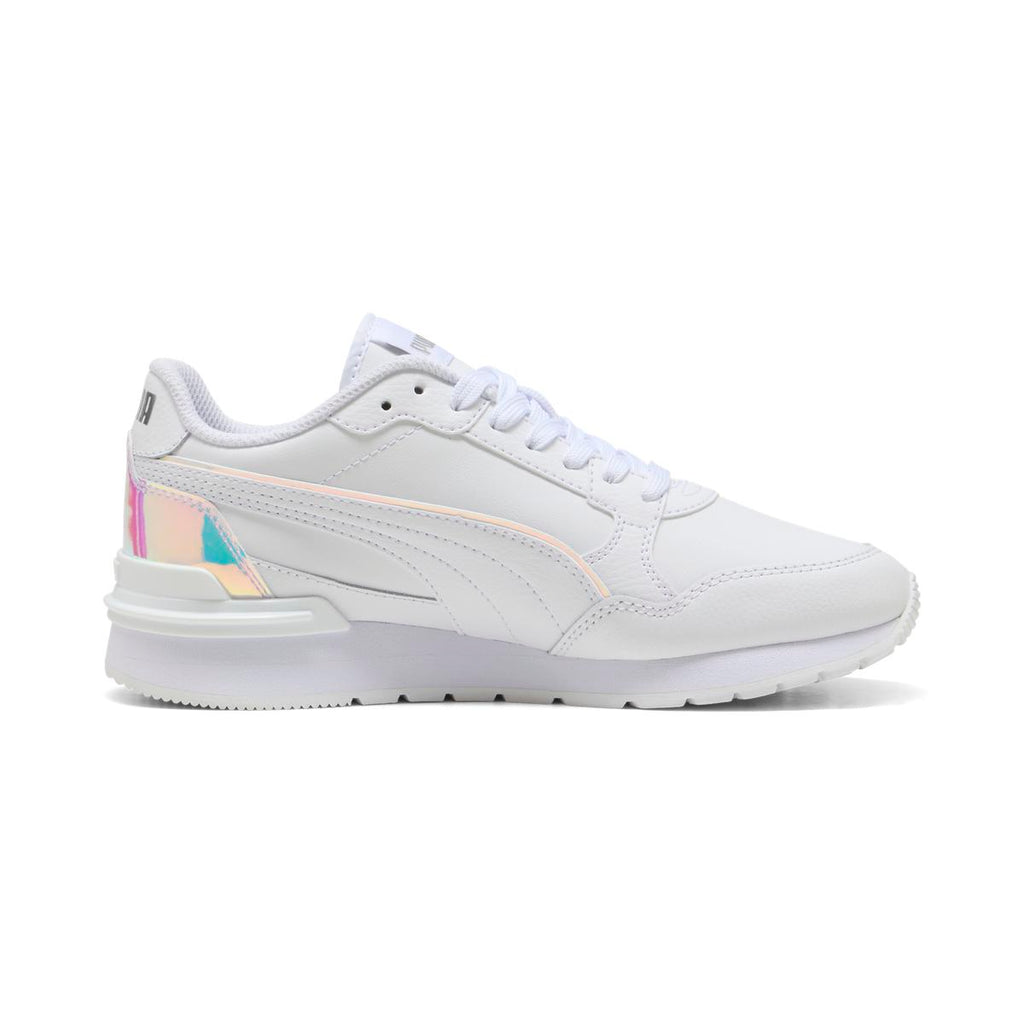 Sneakers bianche da Donna con inserto iridescente Puma ST Runner v4 Holo Jr