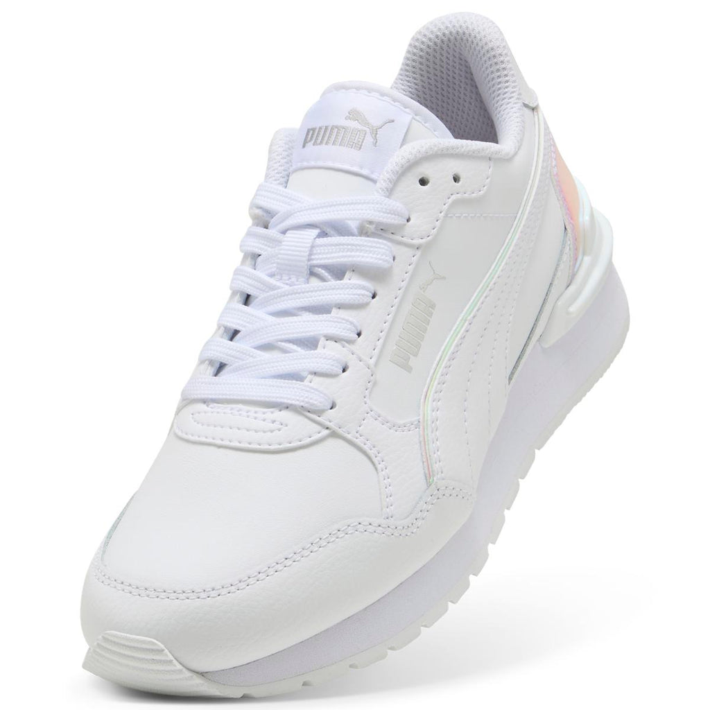 Sneakers bianche da Donna con inserto iridescente Puma ST Runner v4 Holo Jr