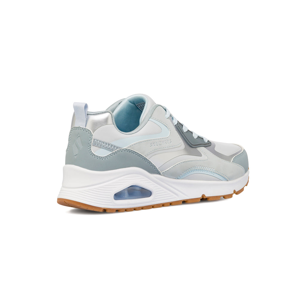 Sneakers grigie da ragazza con suola ad aria Skechers Uno Gen1