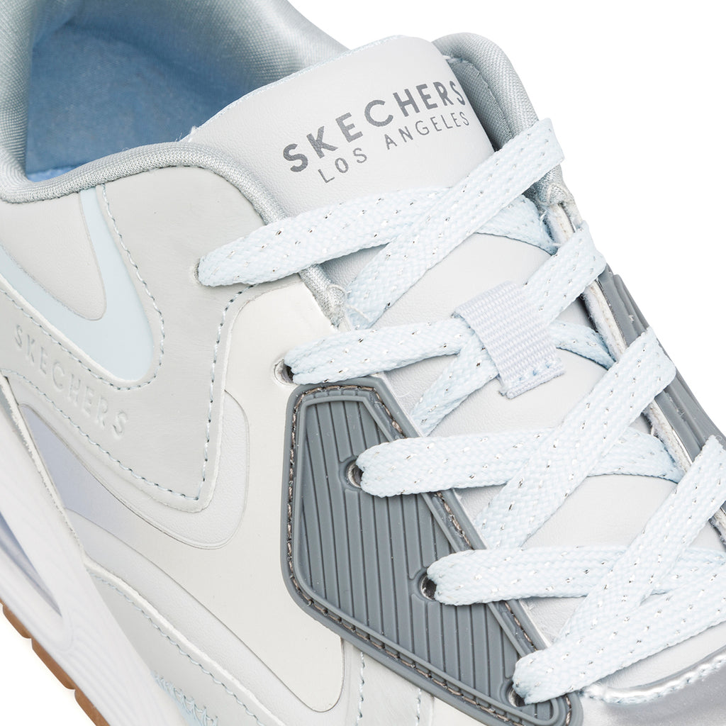 Sneakers grigie da ragazza con suola ad aria Skechers Uno Gen1