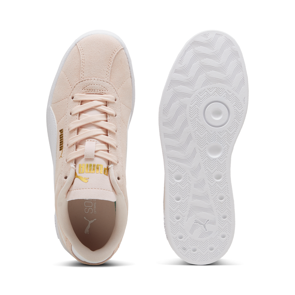 Sneakers da ragazza rosa in pelle scamosciata Puma Club II