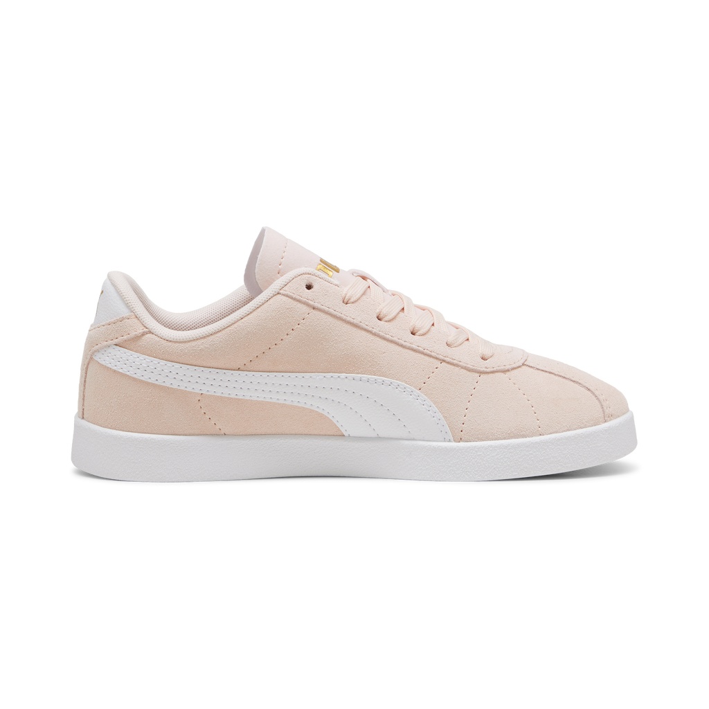 Sneakers da ragazza rosa in pelle scamosciata Puma Club II