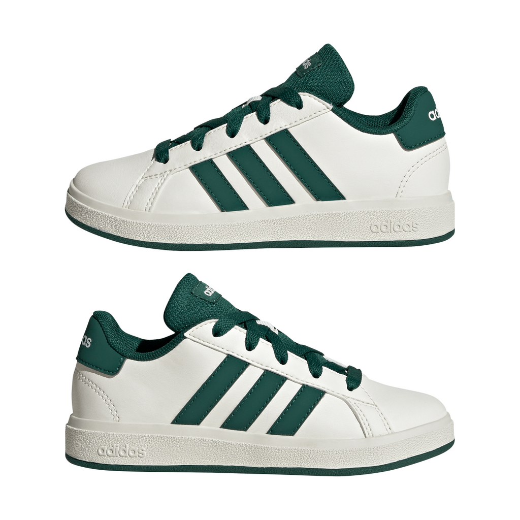 Sneakers bianche e verdi da Ragazzo adidas Grand Court 2.0