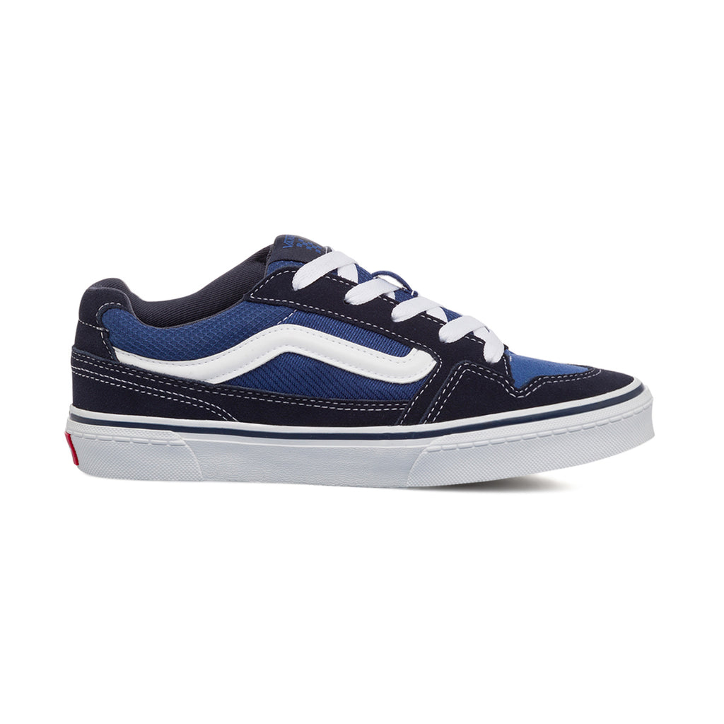 Sneakers blu da ragazzo Vans Ward Flame