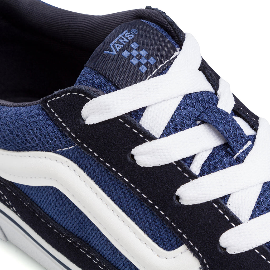 Sneakers blu da ragazzo Vans Ward Flame