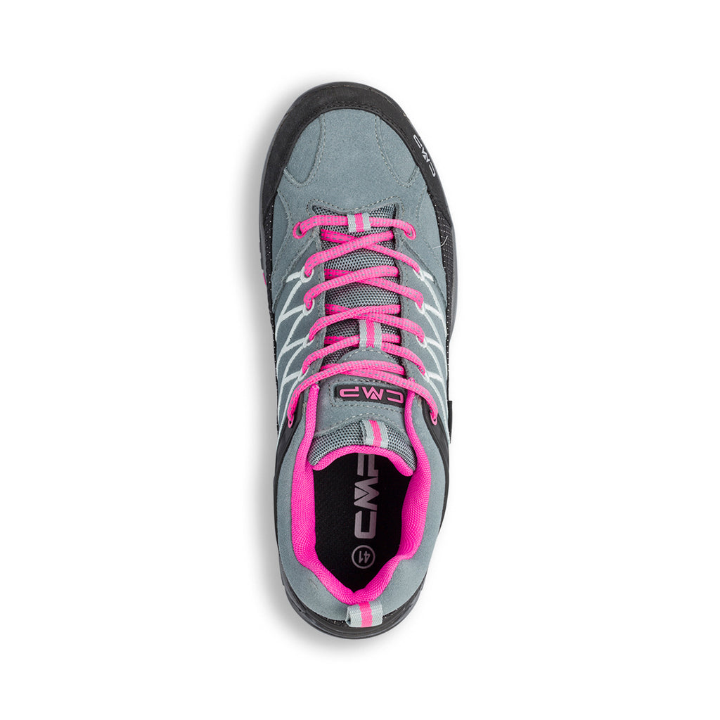 Scarpe da trekking grigie e fucsia da ragazza CMP Rigel Low