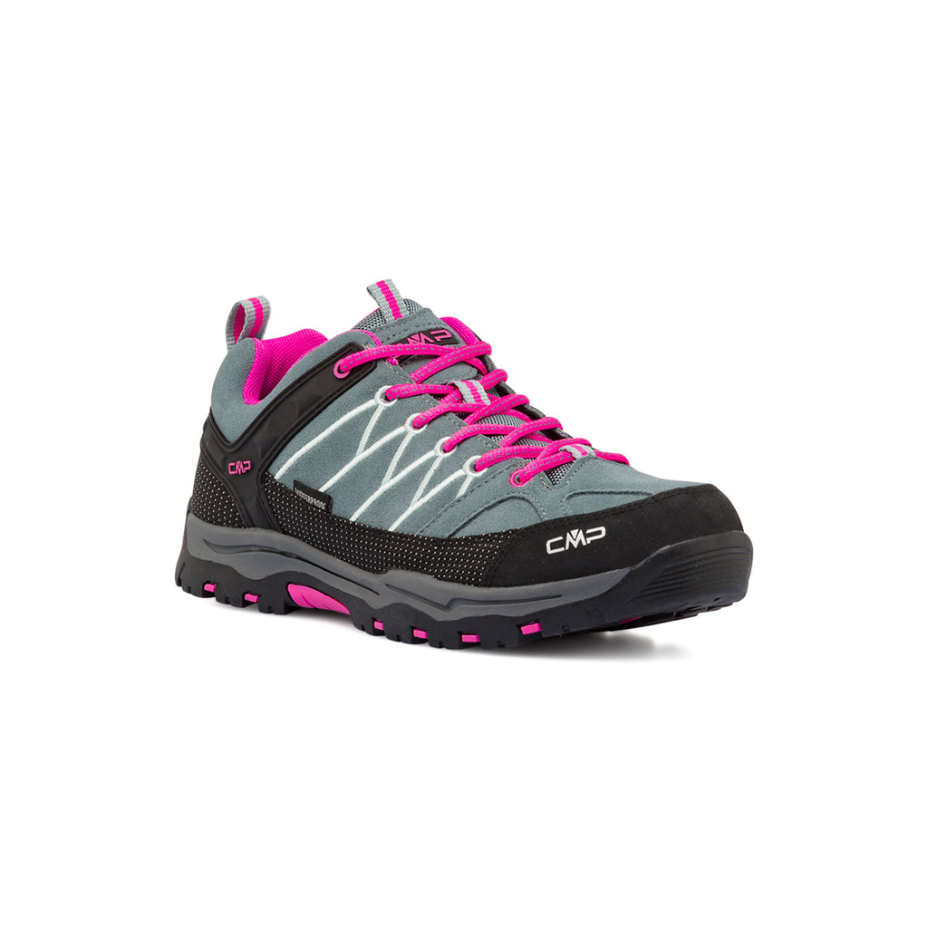 Scarpe da trekking grigie e fucsia da ragazza CMP Rigel Low