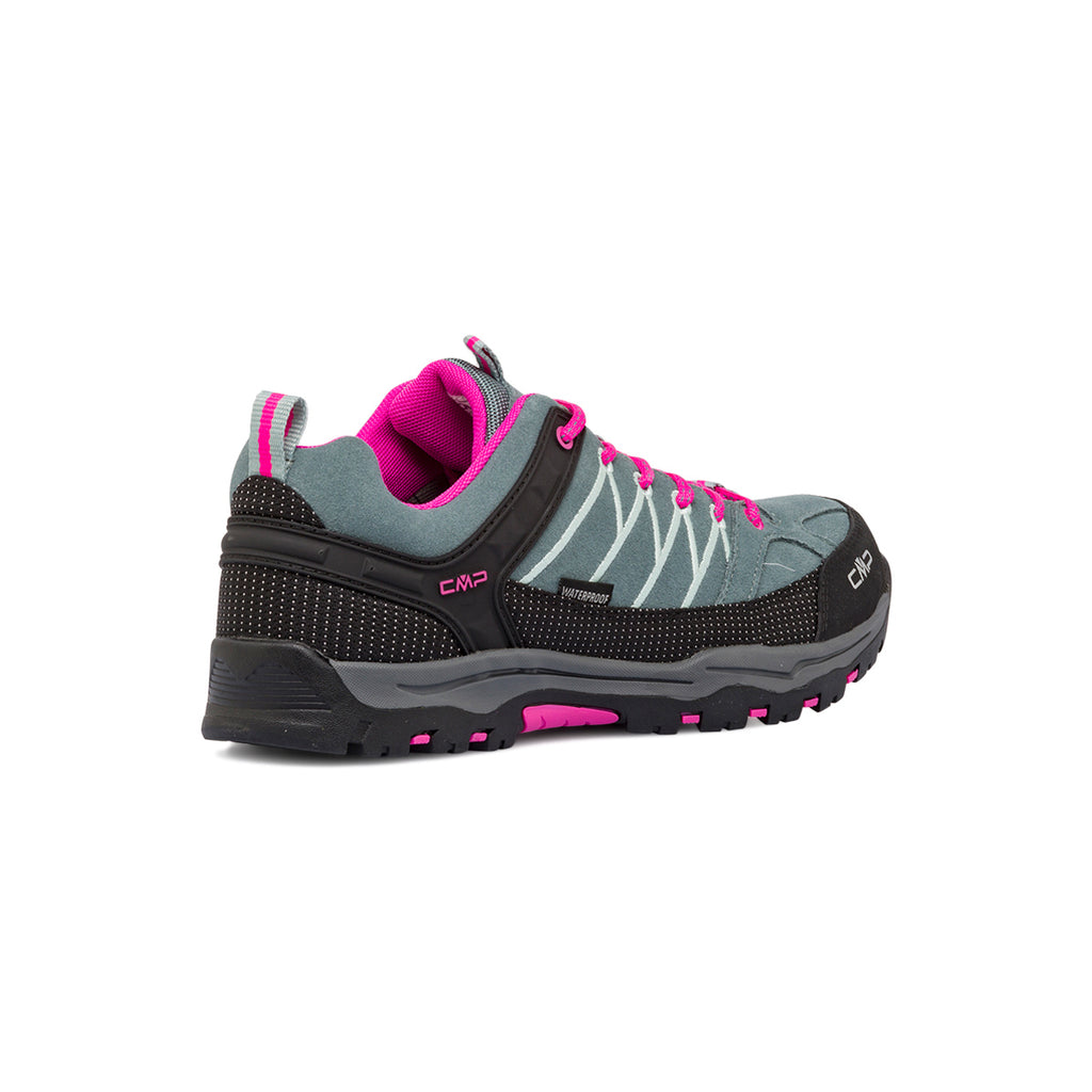 Scarpe da trekking grigie e fucsia da ragazza CMP Rigel Low