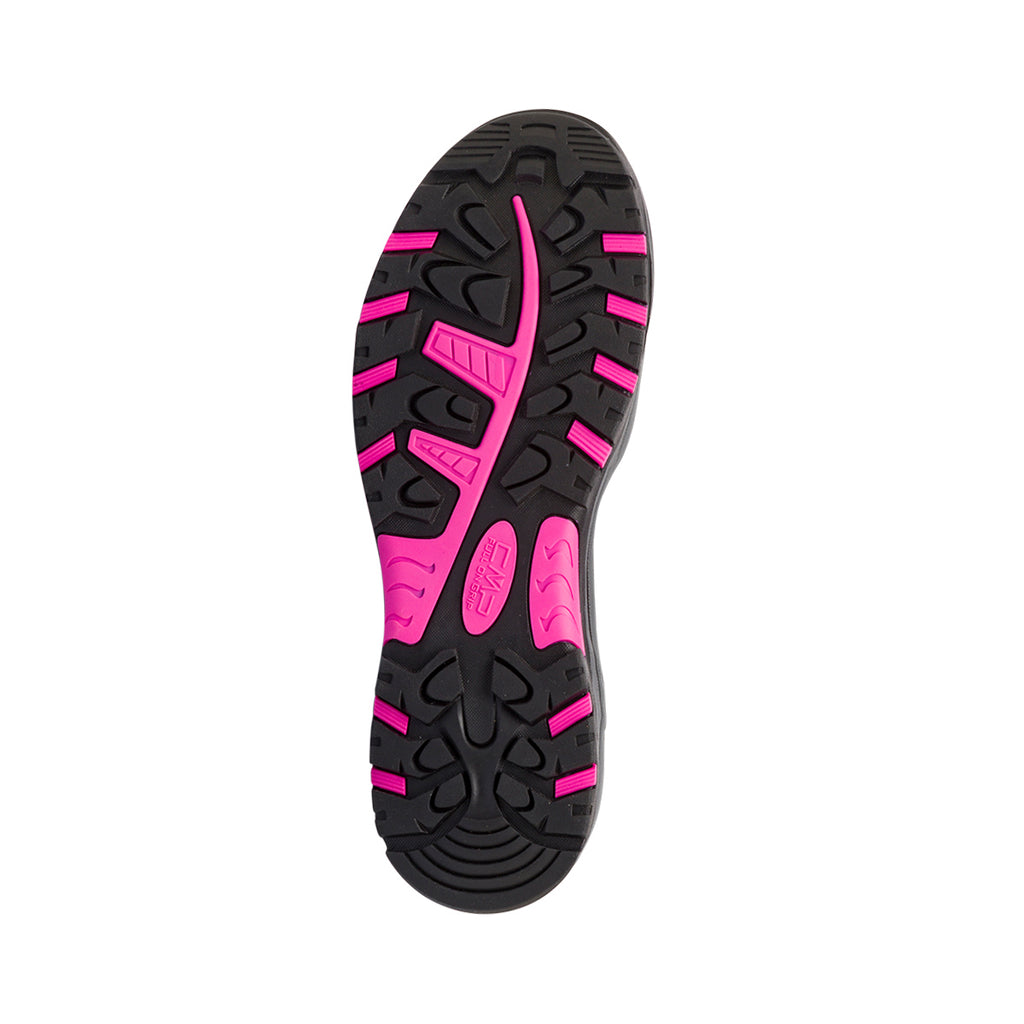 Scarpe da trekking grigie e fucsia da ragazza CMP Rigel Low