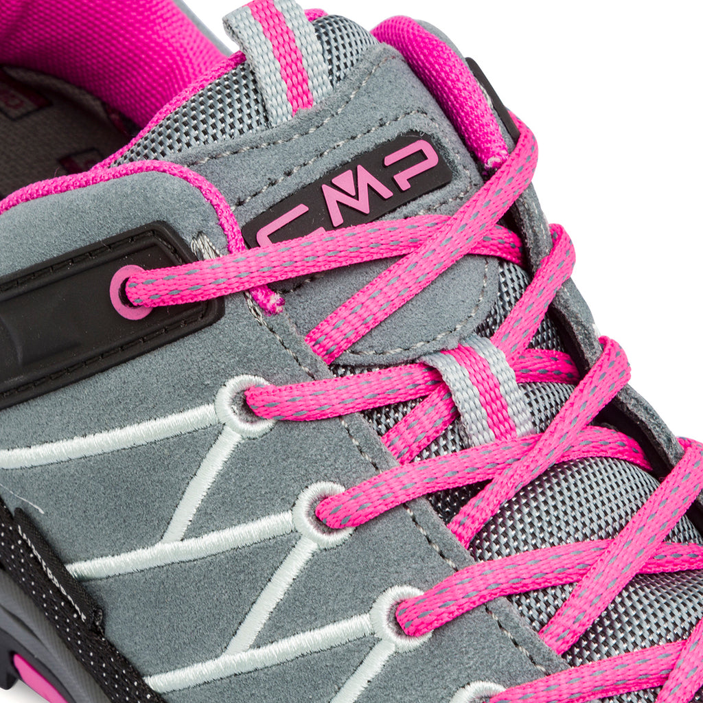 Scarpe da trekking grigie e fucsia da ragazza CMP Rigel Low