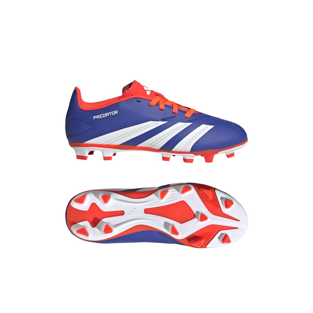Scarpe da calcio ragazzo blu  rosse adidas PREDATOR CLUB FXG