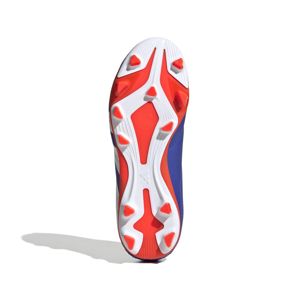 Scarpe da calcio ragazzo blu  rosse adidas PREDATOR CLUB FXG