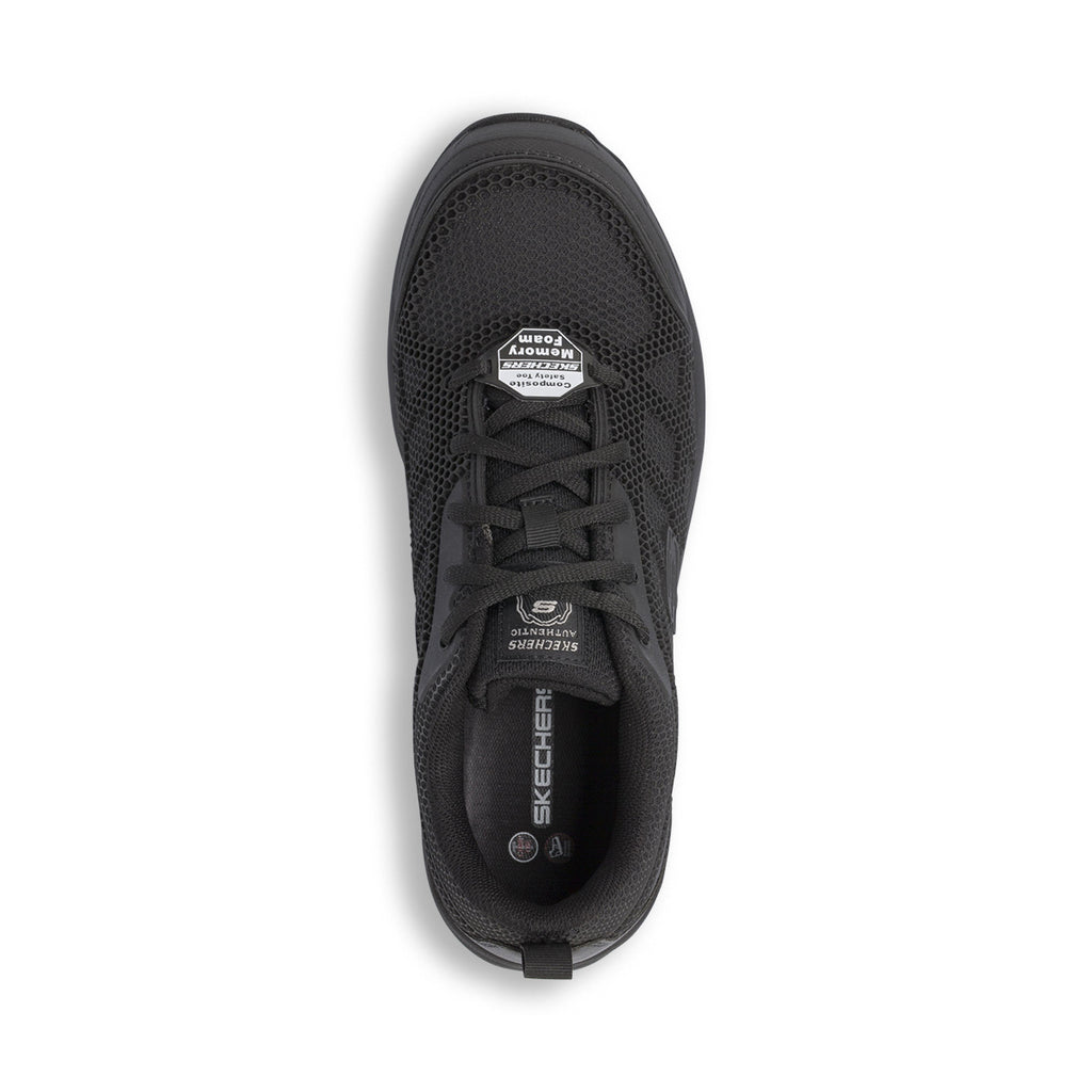 Scarpe antinfortunistiche nere da Donna in Memory Foam Skechers Work