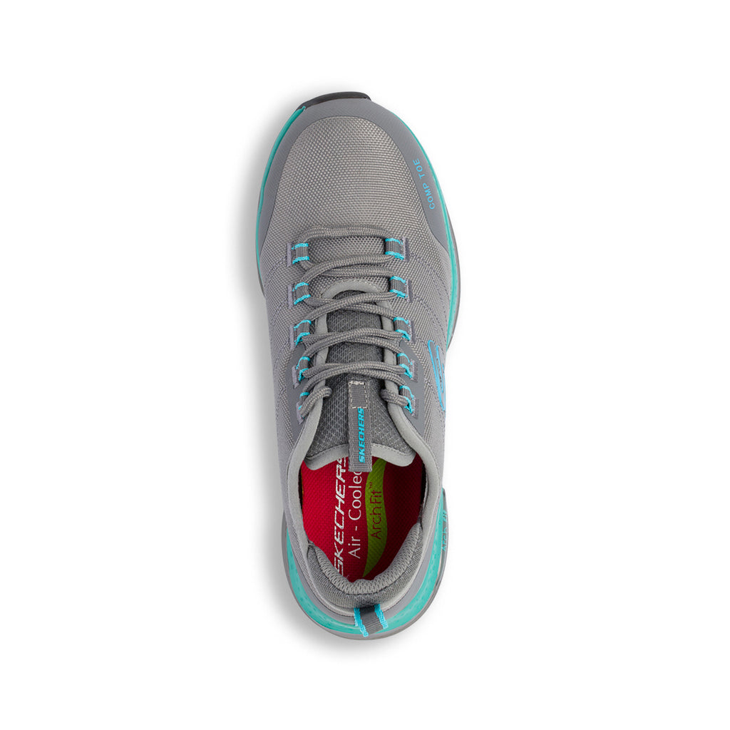 Scarpe antinfortunistiche grigie da Donna Arch Fit Skechers Work