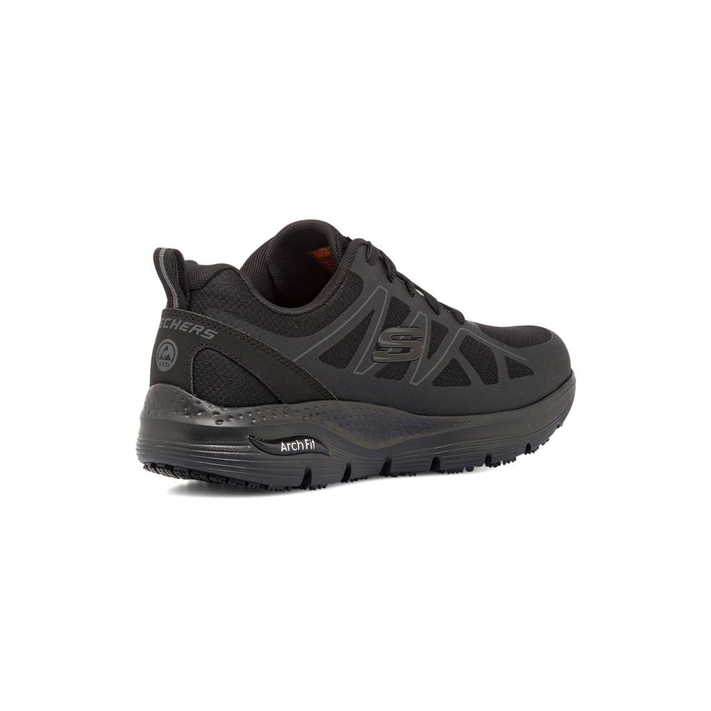 Scarpe antinfortunistiche nere da Uomo in Memory Foam Skechers Work Arch Fit