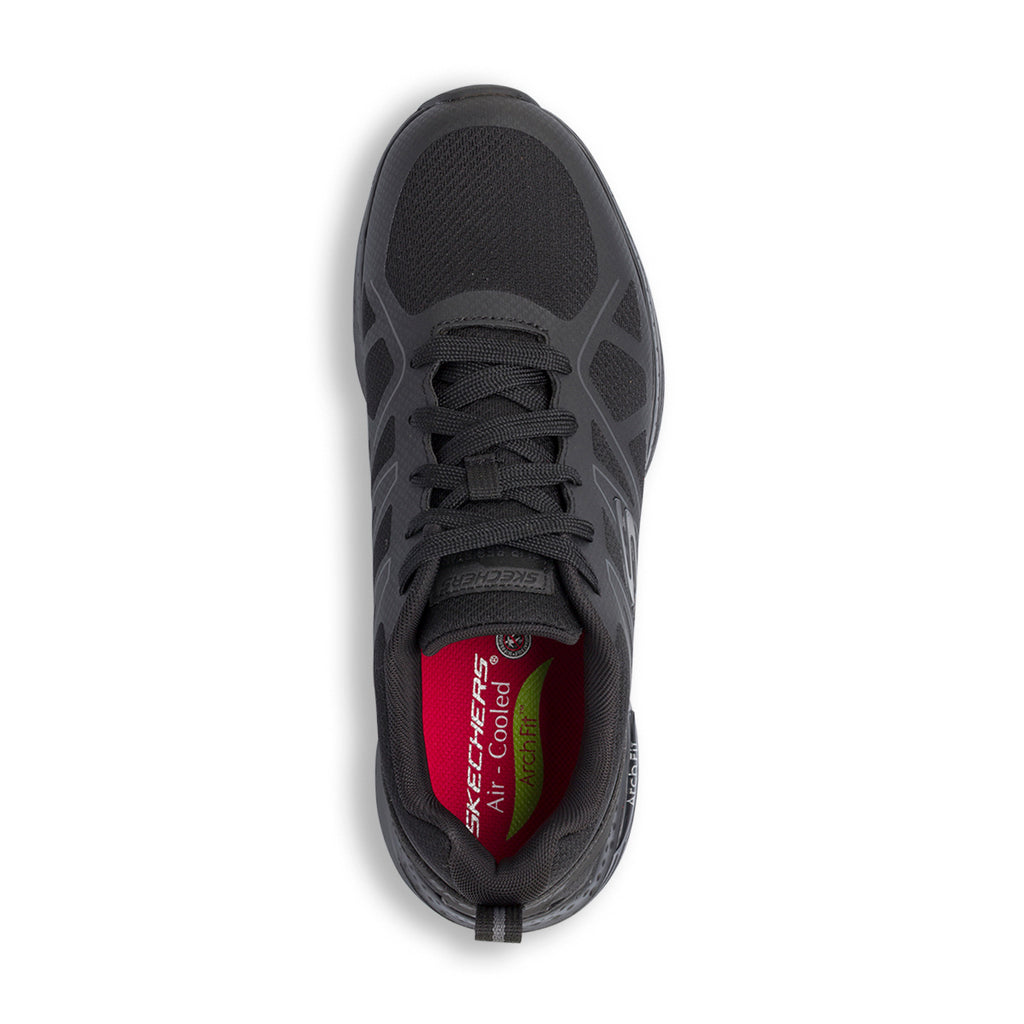 Scarpe antinfortunistiche nere da Uomo in Memory Foam Skechers Work Arch Fit