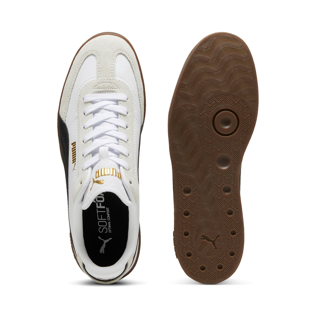 Sneakers unisex bianche con inserti effetto scamosciato Puma Club II Era