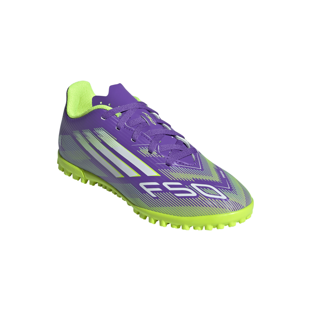 Scarpe da Calcetto viola da Bambino adidas F50 Club TF J