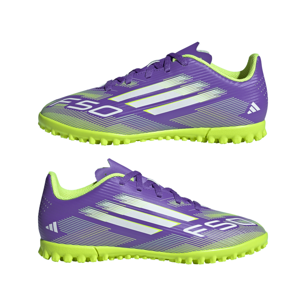 Scarpe da Calcetto viola da Bambino adidas F50 Club TF J