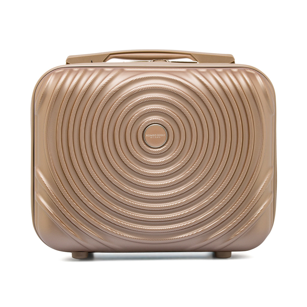 Cabin bag color champagne piccola Romeo Gigli Milano